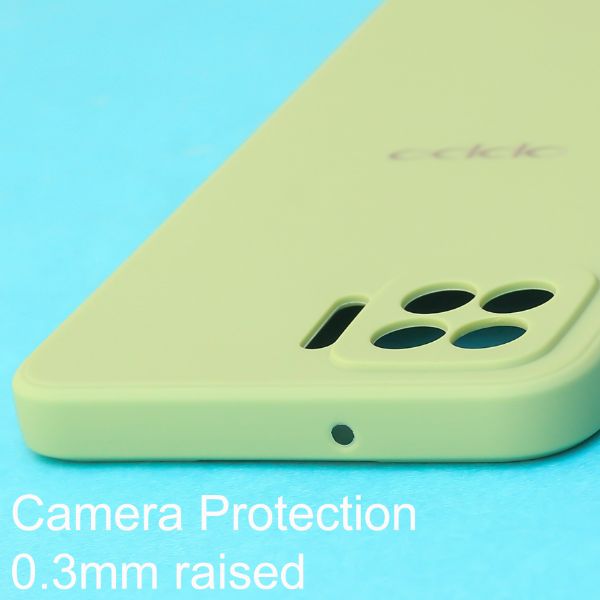 Light Green Candy Silicone Case for Oppo F17 Pro