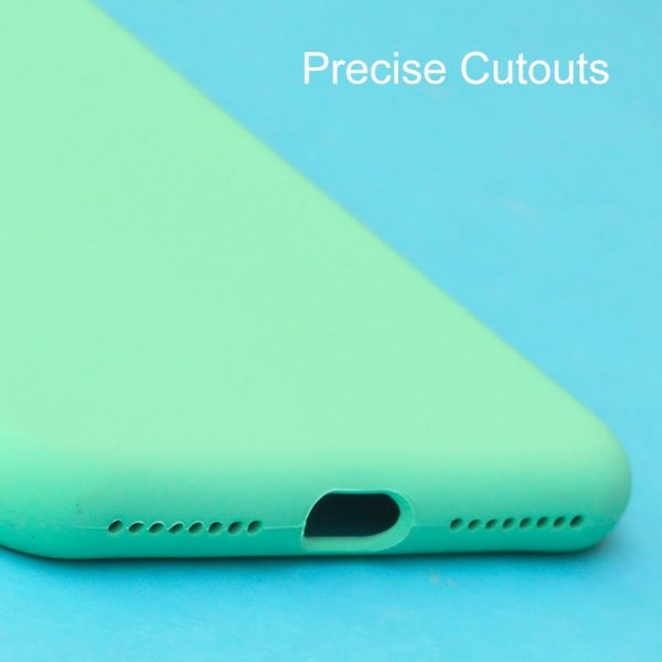 Light Green Original Silicone case for Apple iphone 7 Plus