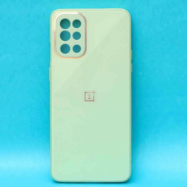 Light Green camera Safe mirror case for Oneplus 9R