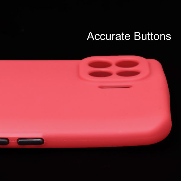 Red Silicone Case for Oppo F17 Pro