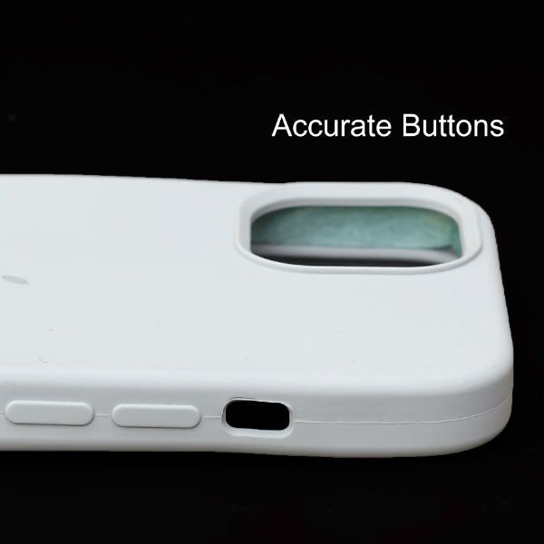 Light Grey Original Silicone case for Apple Iphone 14 Plus
