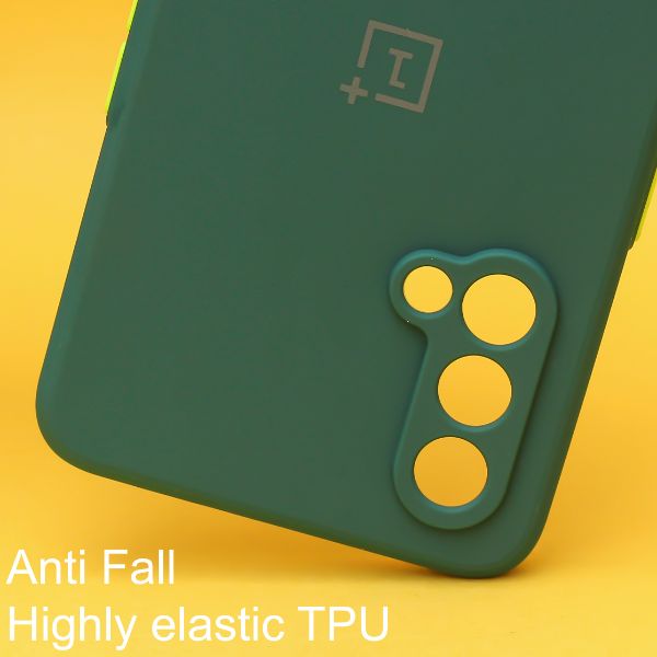 Dark Green Candy Silicone Case for Oneplus Nord CE