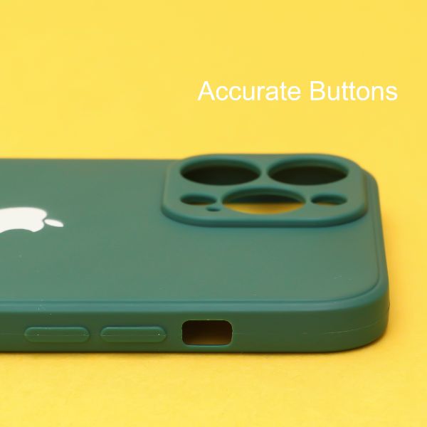 Dark Green Candy Silicone Case for Apple Iphone 13 Pro