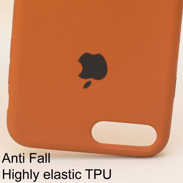 Brown Original Silicone case for Apple iphone 7 Plus
