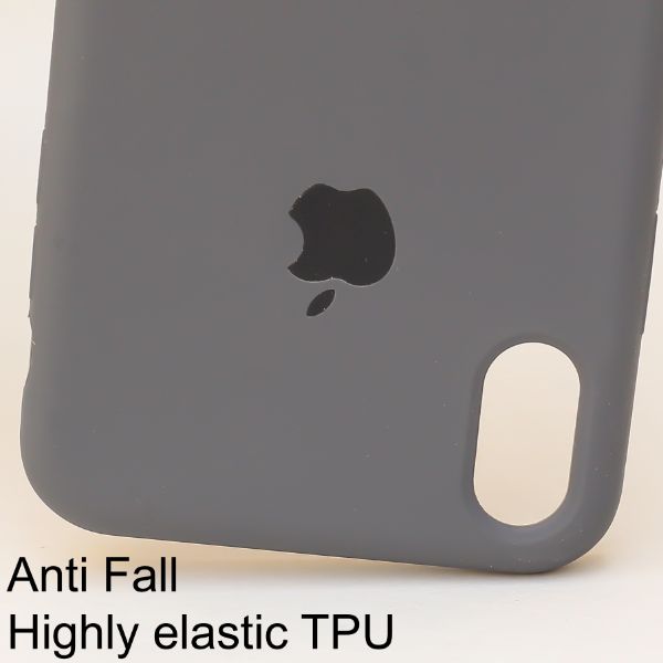 Grey Original Silicone case for Apple Iphone XR