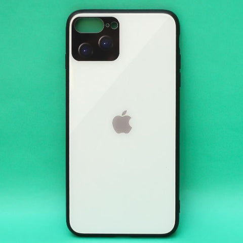White Multi Camera Glass case for Apple iPhone 8 Plus