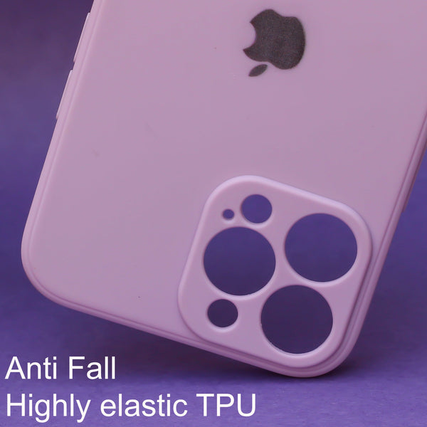 Purple Original Camera Safe Silicone Case for Apple Iphone 14 Pro