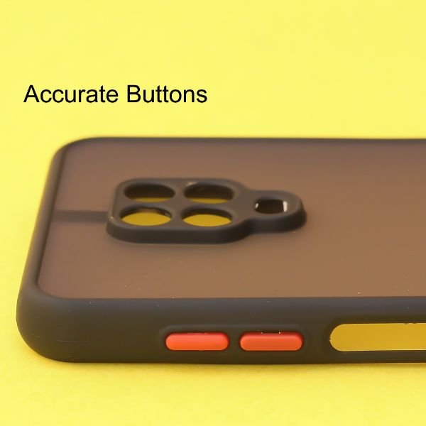Black Smoke Camera Safe case for Redmi Note 9 Pro