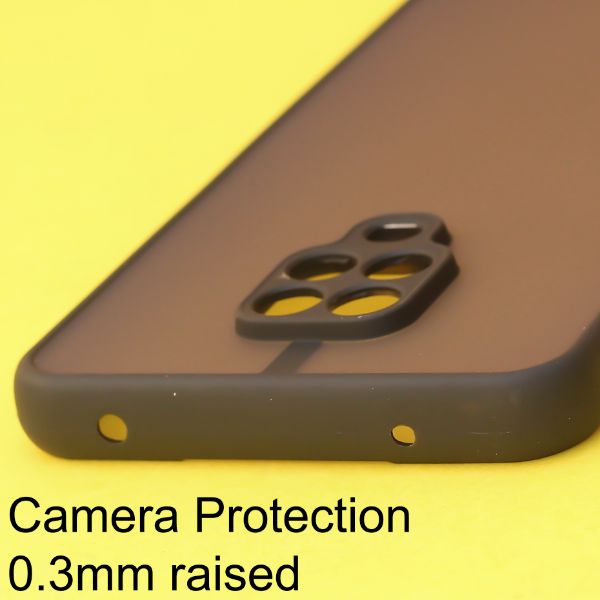 Black Smoke Camera Safe case for Redmi Note 9 Pro