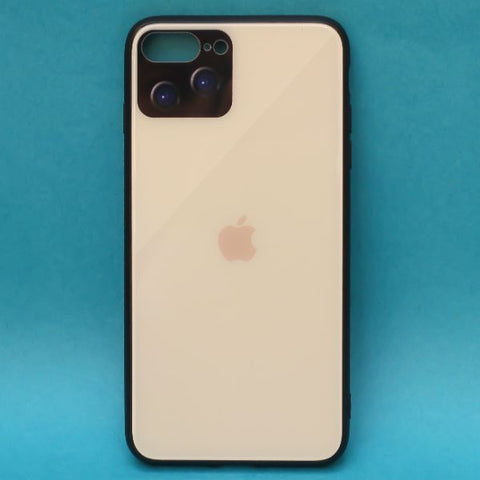 Gold Multi Camera Glass case for Apple iPhone 8 Plus