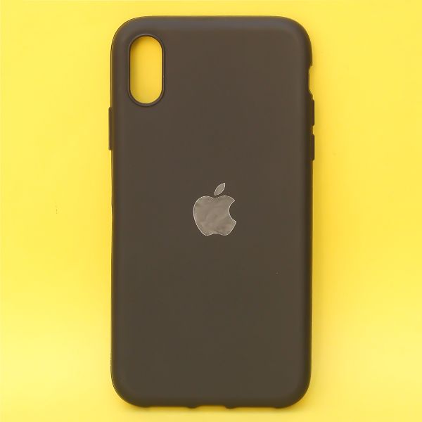 Black Silicone Case for Apple iphone Xs Max