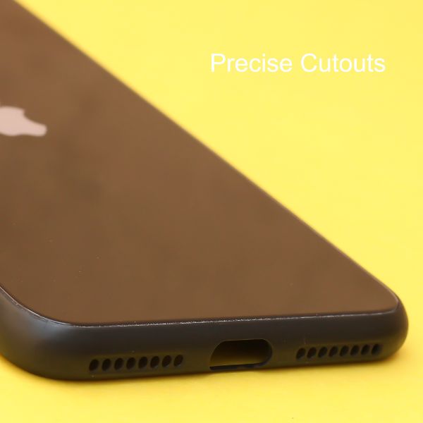 Black Multi Camera Glass case for Apple iPhone 8 Plus
