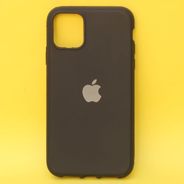 Black Silicone Case for Apple iphone 12 pro