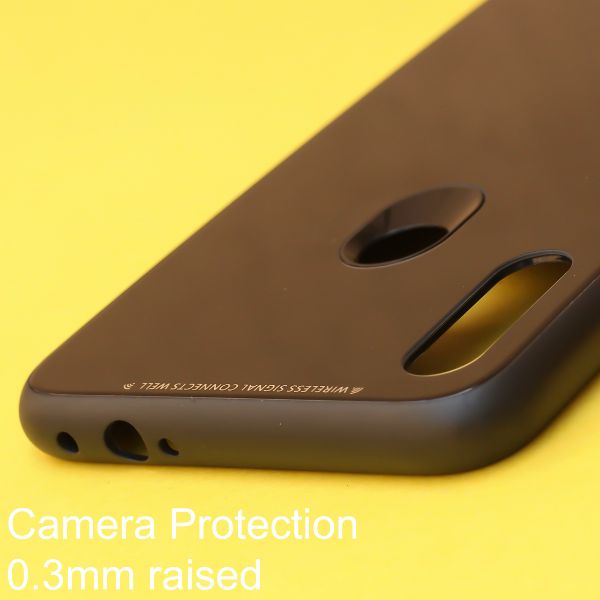 Black camera Safe mirror case for Redmi Note 7 Pro