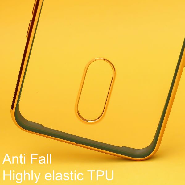 Dark Green Electroplated Transparent Case for Oneplus 7