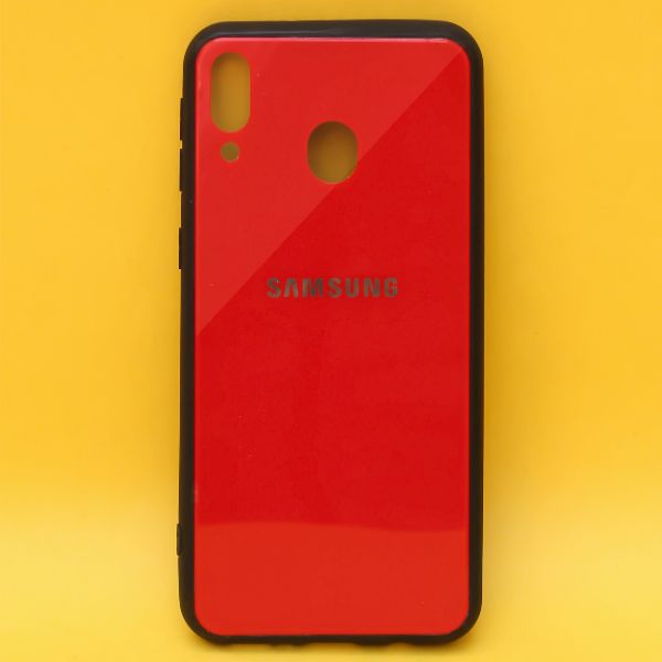 Red mirror Silicone Case for Samsung M20