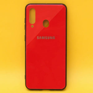 Red mirror Silicone Case for Samsung M40