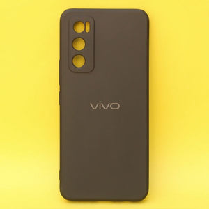 Black Candy silicone Case for Vivo V20 SE