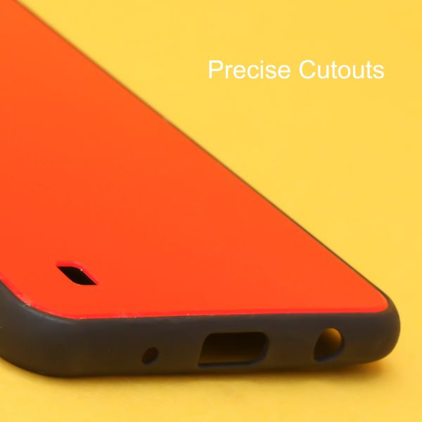 Red mirror Silicone Case for Samsung M10
