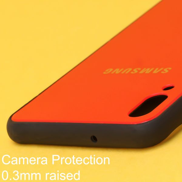 Red mirror Silicone Case for Samsung M10