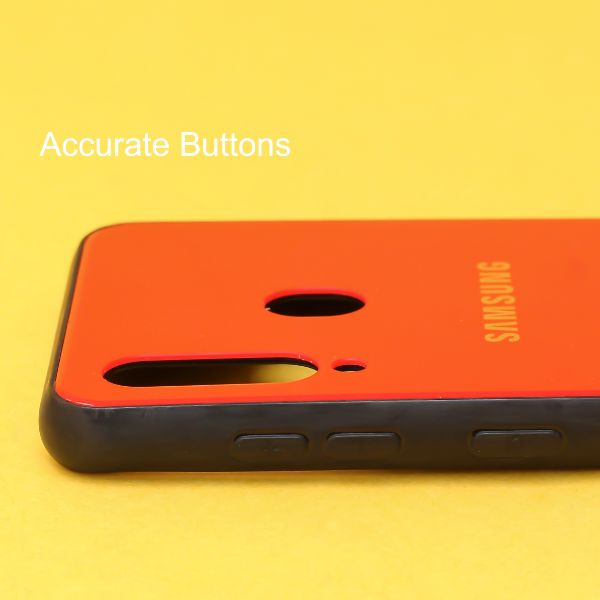 Red mirror Silicone Case for Samsung M40