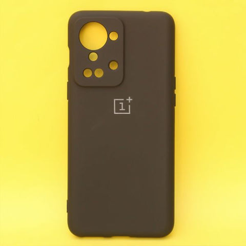 Black Original Camera Safe Silicone case for Oneplus Nord 2T