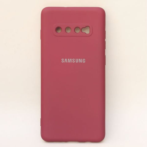 Mehroon Original Camera Silicone Case for Samsung S10 plus