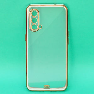 White Electroplated Transparent Case for  Realme GT Master