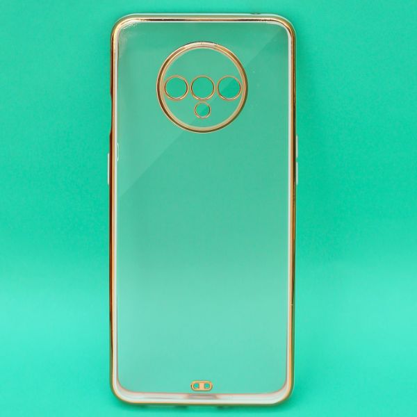White Electroplated Transparent Case for Oneplus 7T