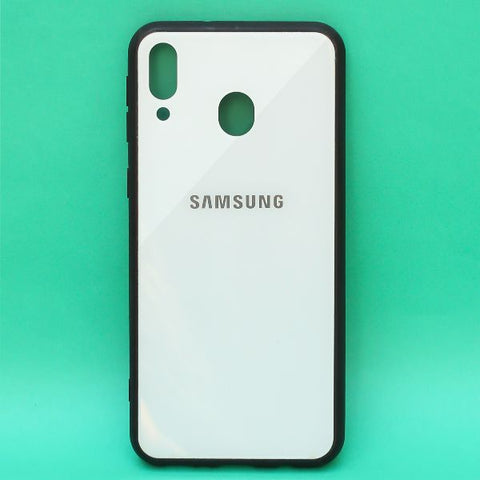 White mirror Silicon Case for Samsung M20