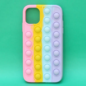 Spectrum Pop Bubble Silicone Case for Apple Iphone 11