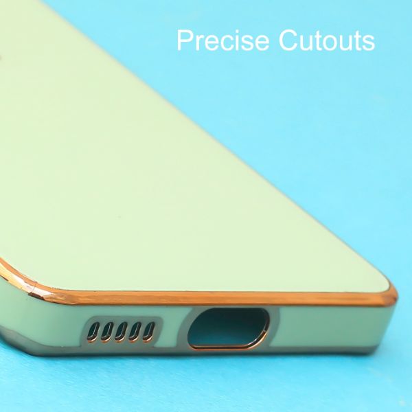 Light Green Matt Silicone Glass case for Vivo V23 pro