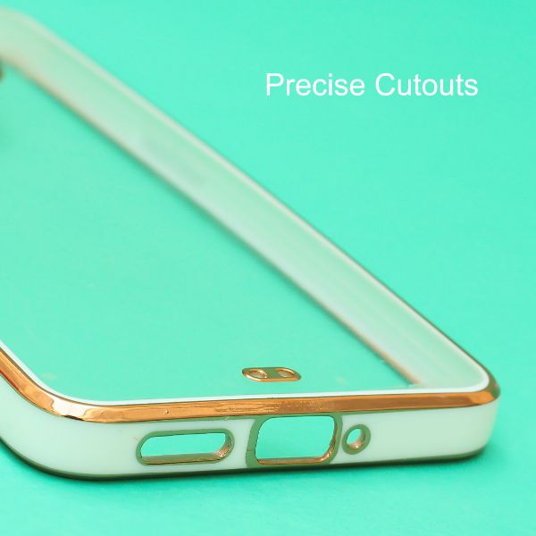White Electroplated Transparent Case for Oneplus 7T