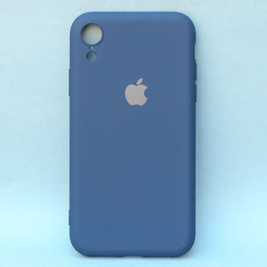 Dark Blue Original Camera Silicone case for Apple iphone XR