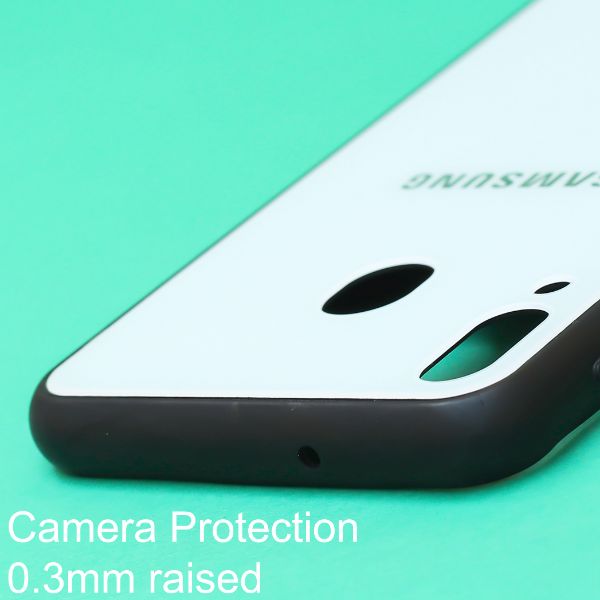 White mirror Silicon Case for Samsung M20