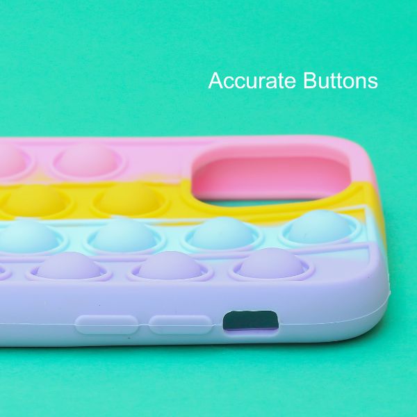 Spectrum Pop Bubble Silicone Case for Apple Iphone 11