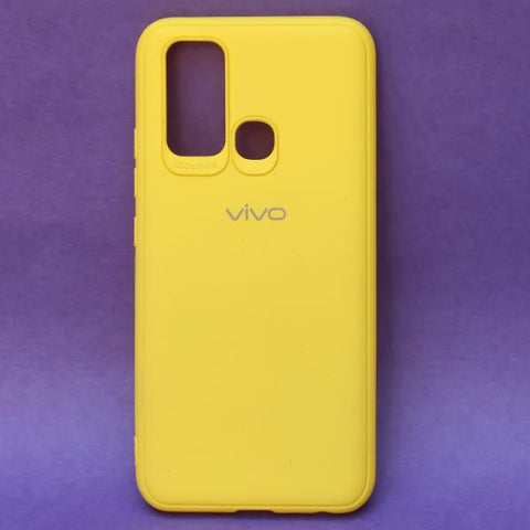 Yellow Silicone Case for Vivo Y50
