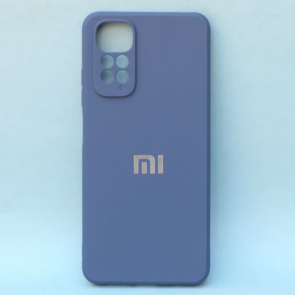 Dark Blue Candy Silicone Case for Redmi Note 11