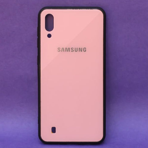 Rose gold mirror Silicone  Case for Samsung M10
