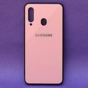 Rose gold mirror Silicone  Case for Samsung M40