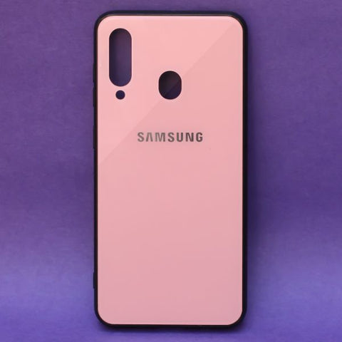 Rose gold mirror Silicone  Case for Samsung M40