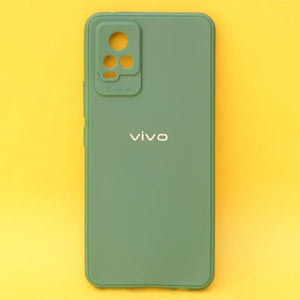 Dark Green Spazy Silicone Case for Vivo V20