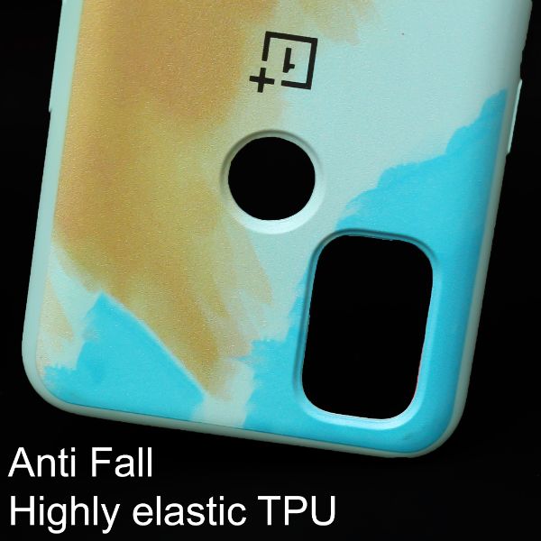 Ocean oil paint Silicone case for Oneplus Nord N10