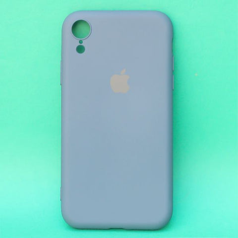 Blue Original Camera Silicone case for Apple iphone XR