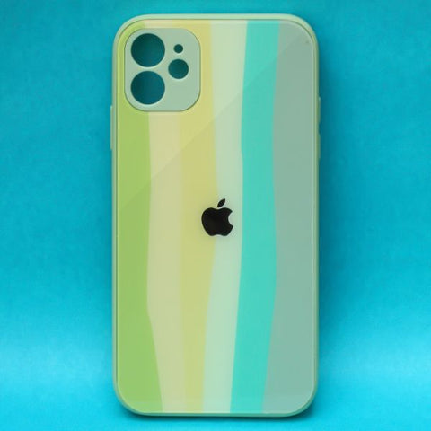 Leafy Glass Safe Silicone Case for Apple Iphone 11