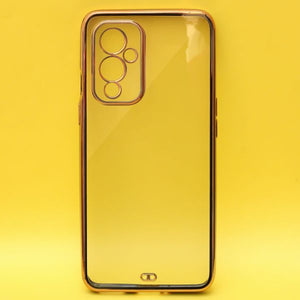 Black Electroplated Transparent Case for Oneplus 9