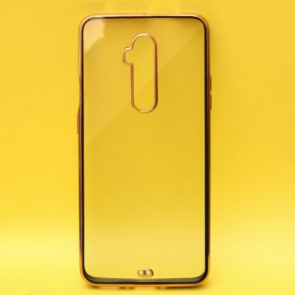 Black Electroplated Transparent Case for Oneplus 7T Pro