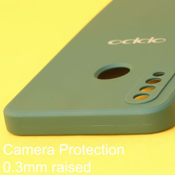 Dark Green candy  Silicone Case for Oppo A31