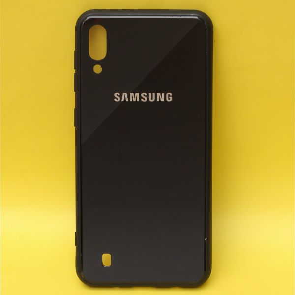 Black mirror Silicone Case for Samsung M10