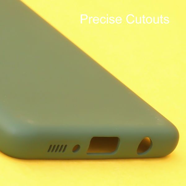 Dark Green Original Camera Silicone case for Samsung S10 Plus